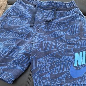 Nike Kids Graphic Blue Shorts